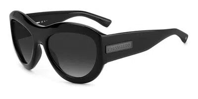 Dsquared2 D2 0072/s 807/9o Men's Sunglasses Black Size 59