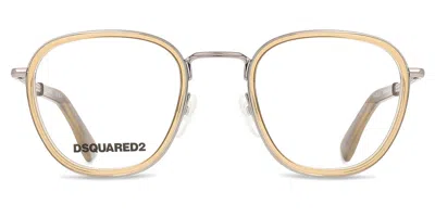 Dsquared2 D2 0076 Men's Glasses, Brown, Size 49