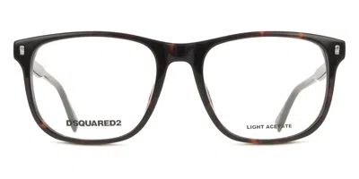 Dsquared2 D2 0079 Men's Glasses, Tortoiseshell, Size 54 In Brown