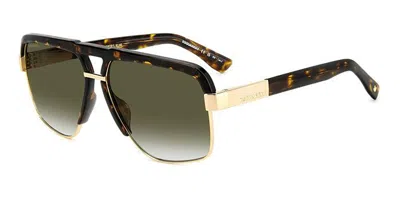 Dsquared2 D2 0084/s 2ik/9k Men's Sunglasses Gold Size 61