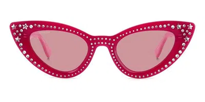 Dsquared2 D2 0092/n/s Mu1/u1 Women's Sunglasses Pink Size 51