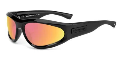 Dsquared2 D2 0101/s 3h2/vq Men's Sunglasses Black Size 67