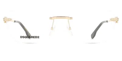 Dsquared2 D2 0102 Men's Glasses, Gold, Size 58