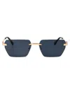 Dsquared2 Geometric-frame Sunglasses In Gold