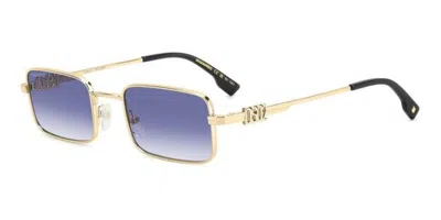 Dsquared2 D2 0104/s Lks/08 Men's Sunglasses Gold Size 52