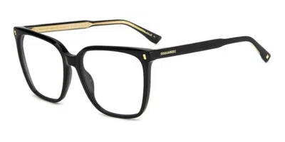 Dsquared2 D2 0115 Women's Glasses, Black, Size 57 In Red