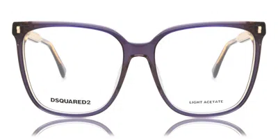 Dsquared2 D2 0115 Women's Glasses, Purple, Size 57