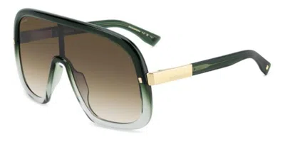 Dsquared2 D2 0119/s 1ed/ha Men's Sunglasses Green Size 99 In Multi