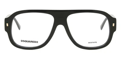 Dsquared2 D2 0125 Men's Glasses, Black, Size 56