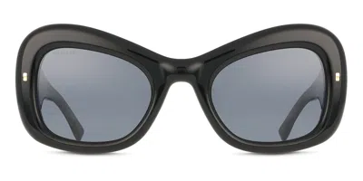 Dsquared2 D2 0137/s 2m2/ir Women's Sunglasses Black Size 54