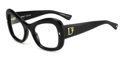 Dsquared2 D2 0138 Women's Glasses, Black, Size 52