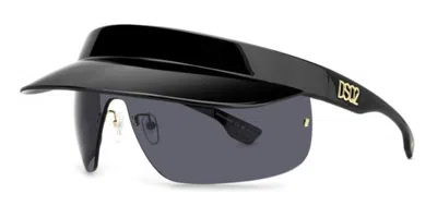 Dsquared2 D2 0139/s 807/ir Men's Sunglasses Black Size 99