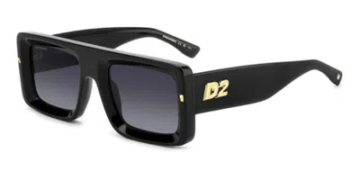 DSQUARED2 D2 0141/S 807/9O OCCHIALI DA SOLE NERI PER UOMO