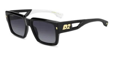 Dsquared2 D2 0143/s 807/9o Men's Sunglasses Black Size 53