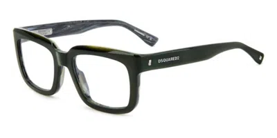 Dsquared2 D2 0144 Men's Glasses, Green, Size 53