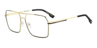Dsquared2 D2 0157 Men's Glasses, Black, Size 60