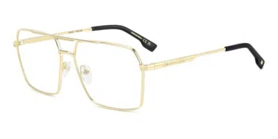 Dsquared2 D2 0157 Men's Glasses, Gold, Size 60