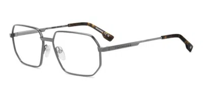 Dsquared2 D2 0158 Kj1 Men's Glasses Grey Size 56 - Free Lenses - Blue Light Block Available In Neutral