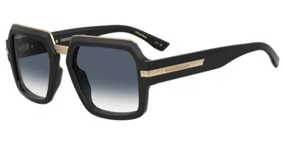Dsquared2 D2 0159/s 807/9o Men's Sunglasses Black Size 55