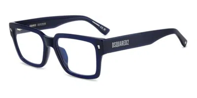 Dsquared2 D2 0167/g Asian Fit Pjp Men's Glasses Blue Size 54 - Free Lenses - Blue Light Block Available In Yellow