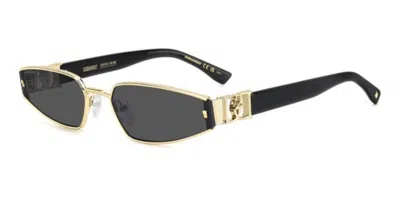 Dsquared2 D2 0168/s 000/ir Women's Sunglasses Gold Size 61