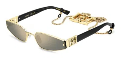 Dsquared2 D2 0168/s/se 000/jo Women's Sunglasses Gold Size 61