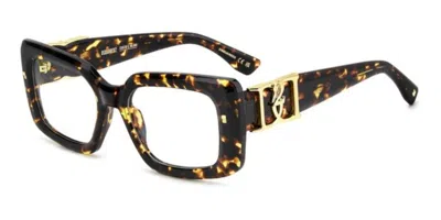 Dsquared2 D2 0171 Women's Glasses, Tortoiseshell, Size 54 In Brown
