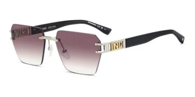 Dsquared2 D2 0173/s I20/3x Occhiali Da Sole Oro Per Uomo In Gold