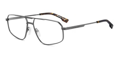 Dsquared2 D2 0176 Kj1 Men's Glasses Silver Size 59 - Free Lenses - Blue Light Block Available In Dark Ruthenium Silver