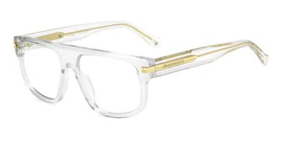 Dsquared2 D2 0179 900 Occhiali Da Vista Chiari Per Uomo (solo Montatura) In Transparent