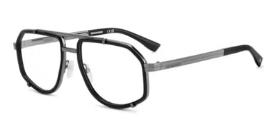 Dsquared2 D2 0191 Ans Men's Glasses  Size 56 - Free Lenses - Blue Light Block Available In Neutral