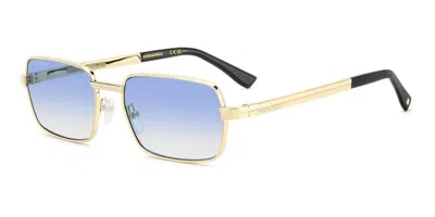 Dsquared2 D2 0192/s J5g/st Men's Sunglasses Gold Size 58