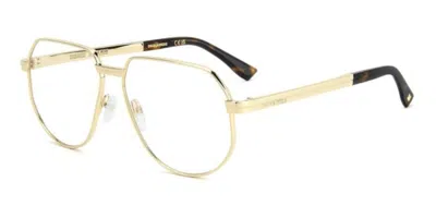 Dsquared2 D2 0194 J5g Men's Glasses  Size 58 - Free Lenses - Blue Light Block Available In Metallic