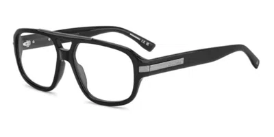 Dsquared2 D2 0199 Ans Men's Glasses  Size 56 - Free Lenses - Blue Light Block Available In Gold