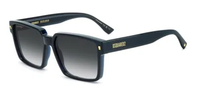 Dsquared2 D2 0202/g/s Asian Fit Pjp/9o Men's Sunglasses  Size 58