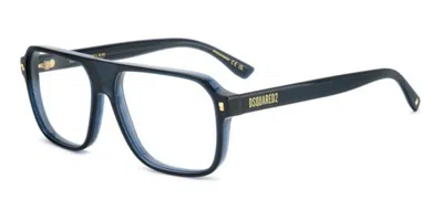 Dsquared2 D2 0203 Pjp Men's Glasses  Size 57 - Free Lenses - Blue Light Block Available In Pattern