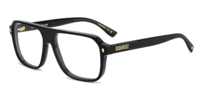 Dsquared2 D2 0203 807 Men's Glasses  Size 57 - Free Lenses - Blue Light Block Available In Pink