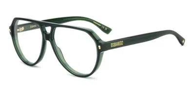 Dsquared2 D2 0204 1ed Men's Glasses  Size 58 - Free Lenses - Blue Light Block Available In Purple