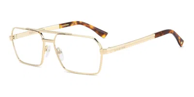 Dsquared2 D2 0217 J5g Men's Glasses Gold Size 59 - Free Lenses - Blue Light Block Available