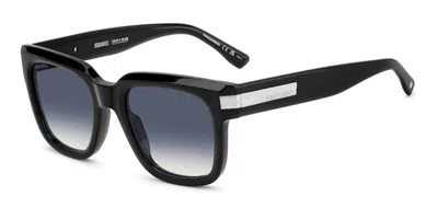 Dsquared2 D2 0219/s 807/08 Men's Sunglasses Black Size 52