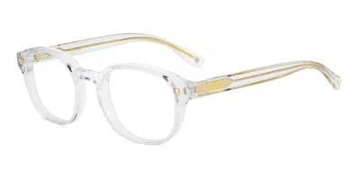 Dsquared2 D2 0223 900 Men's Glasses Clear Size 51 - Free Lenses - Blue Light Block Available In White