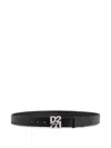 Dsquared2 D2 Upside Down Belt In Black