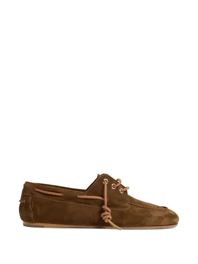 Dsquared2 D2 컬리지 레이스 보트 슈즈 In Brown