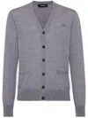 Dsquared2 D2 Cardigan In Grey