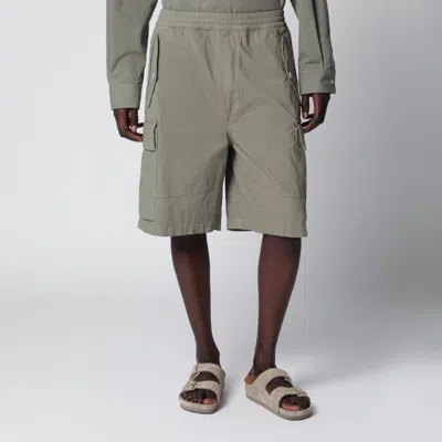 Dsquared2 D2 Cargo Ripstop Cotton Cargo Shorts In Oak In Neutral