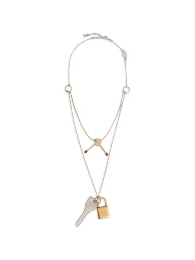 Dsquared2 D2 Charming Necklace In Transparent