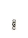 Dsquared2 Logo-debossed Cross Pendant In Silver
