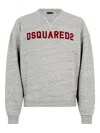 Dsquared2 D2 College Crew-neck Sweatshirt In Gray