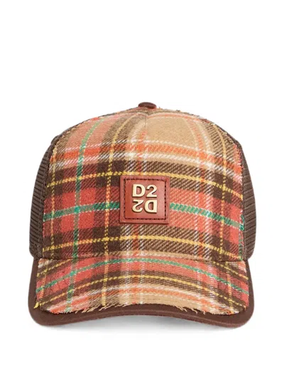Dsquared2 D2 Cottage Baseball Cap In Multi