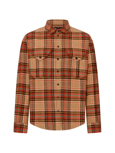 Dsquared2 D2 Cottage Military Shirt In Brown